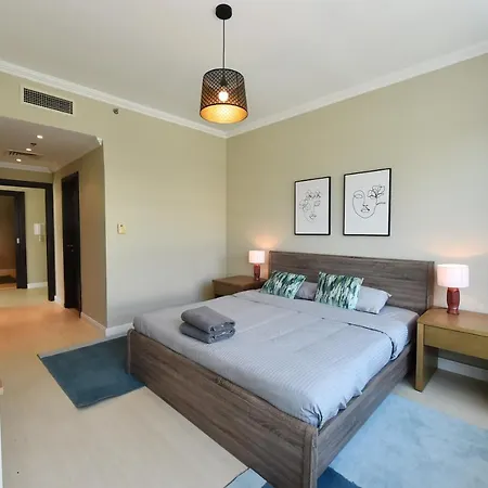 Ferienwohnung Luxury Escapes - 2-Br Marina View Retreat At Marina Quays Dubai Exterior foto