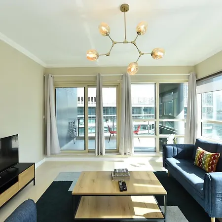 Ferienwohnung Luxury Escapes - 2-Br Marina View Retreat At Marina Quays Dubai Exterior foto